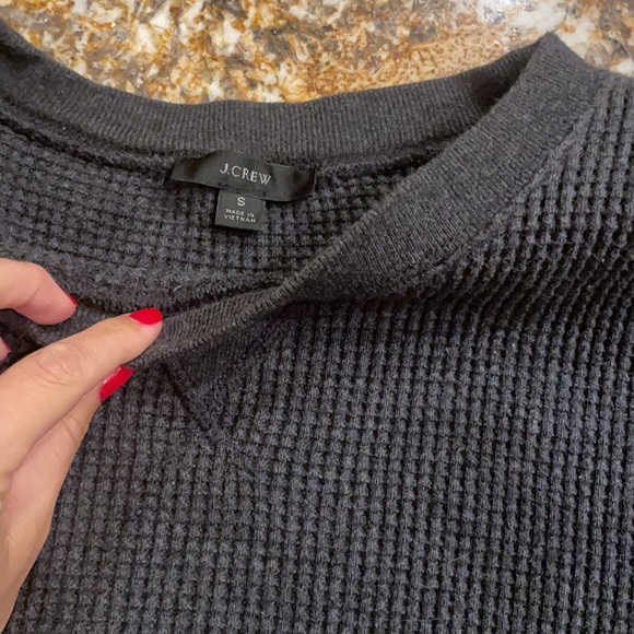 J Crew Waffle Crewneck Pullover - Picture 4 of 5